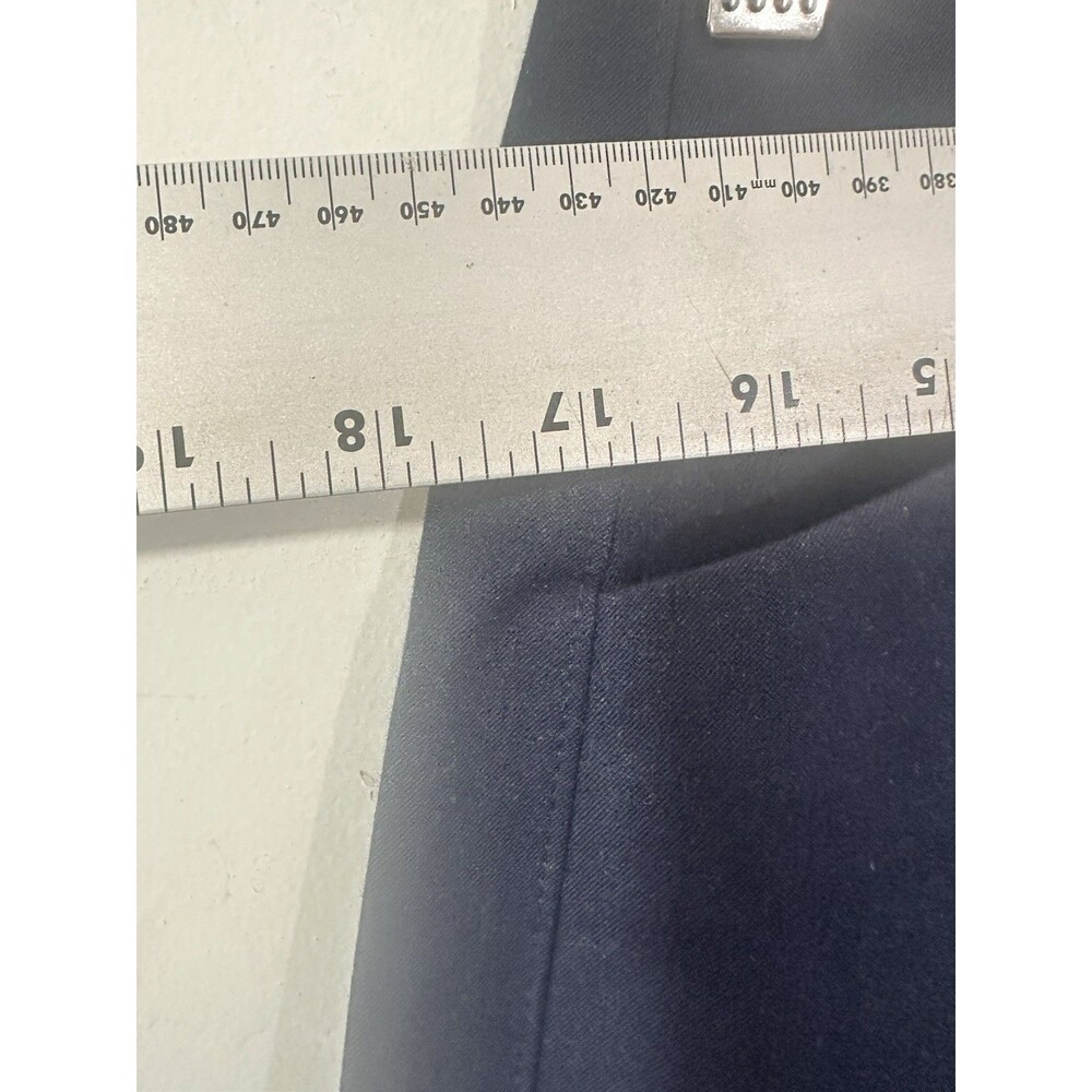 Old Navy High WaistSuper Wide-Leg Pixie Pant Navy Size Large Tall Pleated Leg - Picture 10 of 13